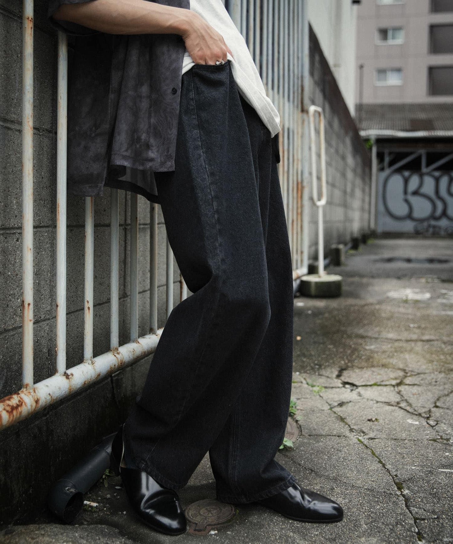 直筒牛仔褲