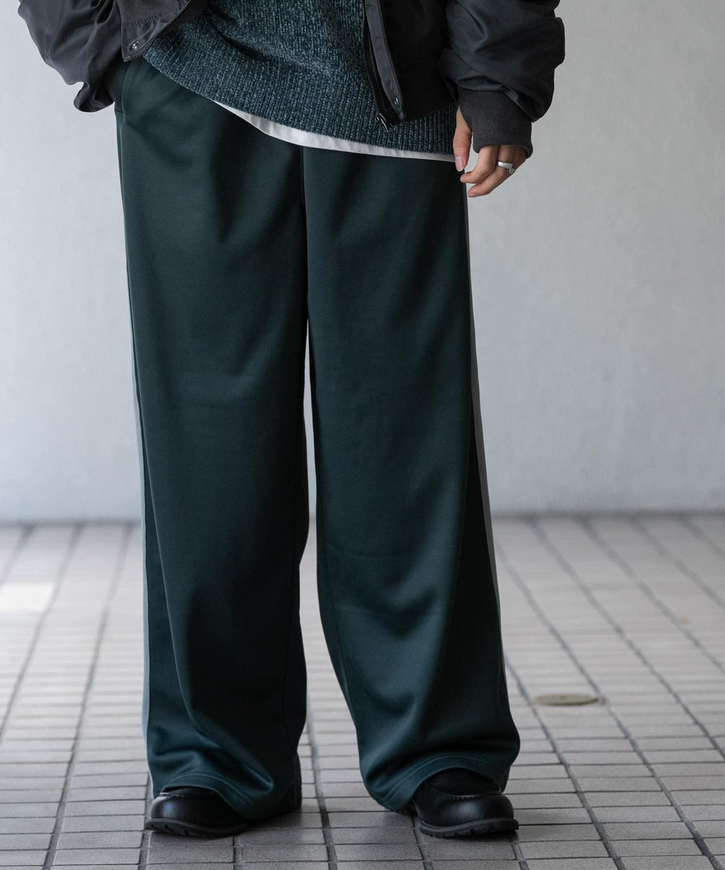 條紋運動長褲