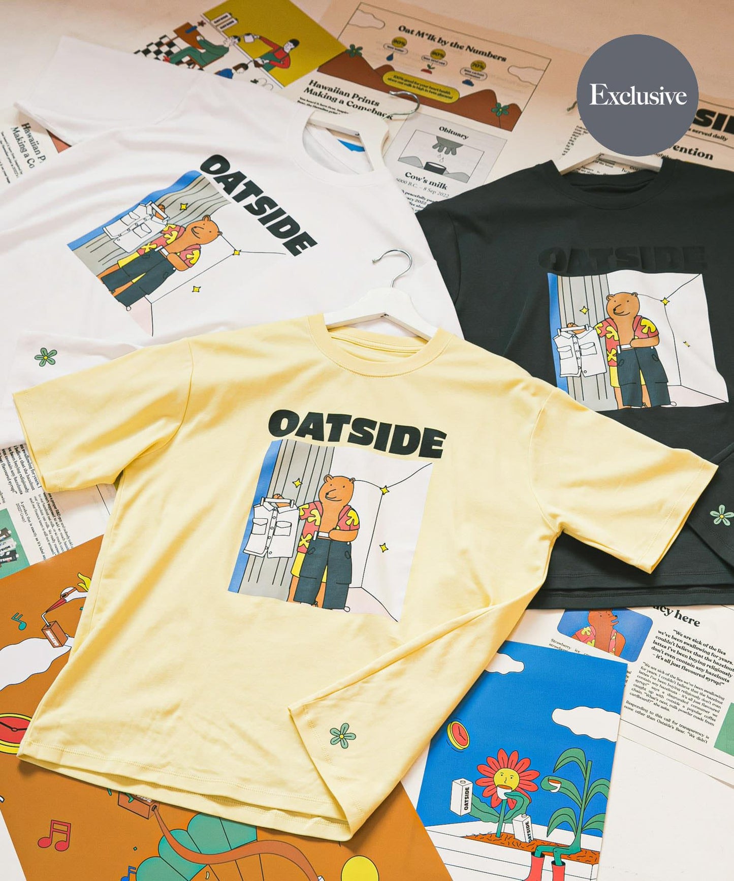 「特別訂製」OATSIDE×SENSE OF PLACE 圖案短袖T恤 B