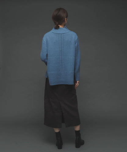 紐扣裝飾直線裙
