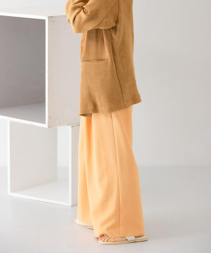 雙褶寬腿褲