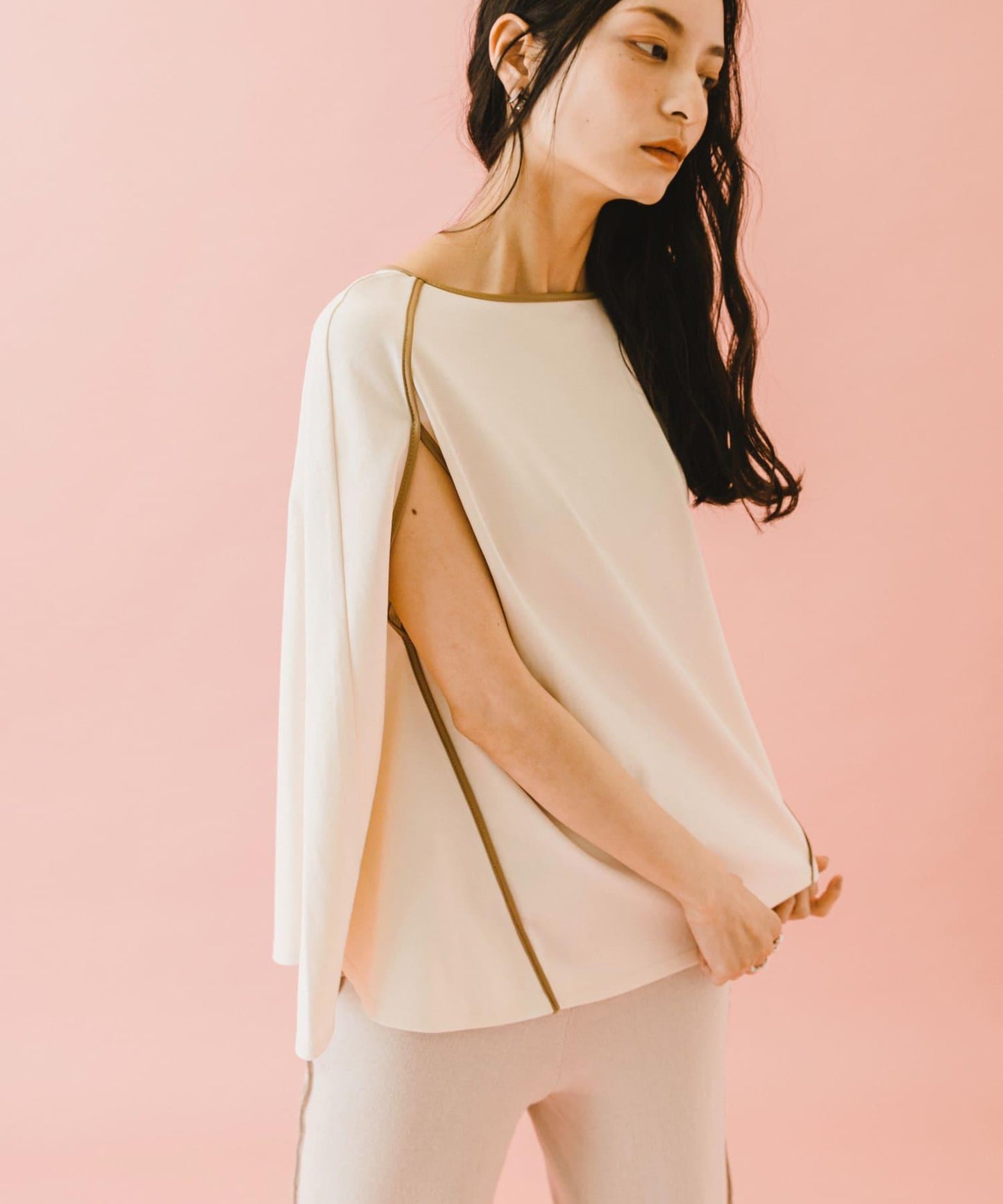 naturaglace×SENSE OF PLACE 『聯名』naturaglace斗篷上衣