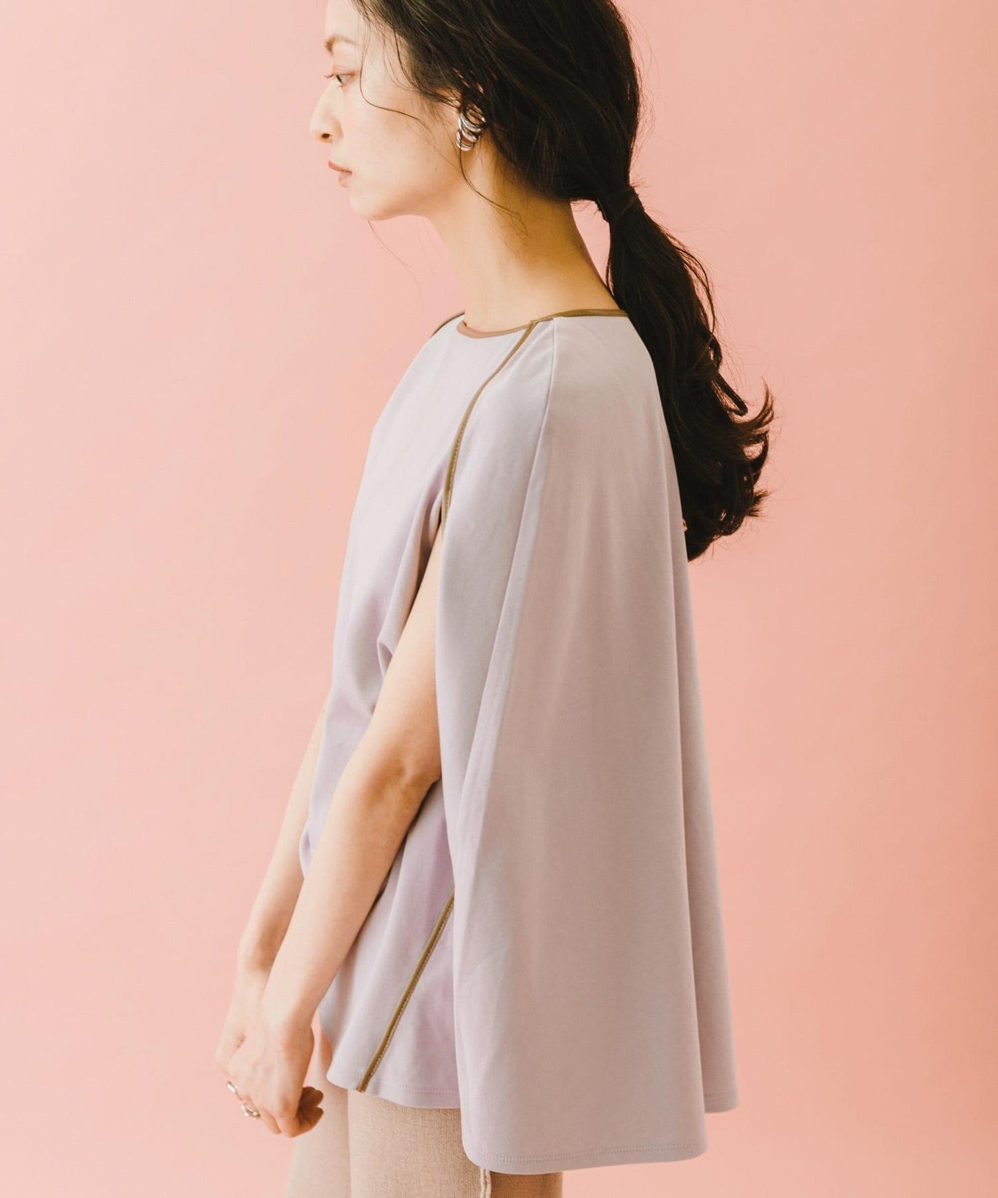 naturaglace×SENSE OF PLACE 『聯名』naturaglace斗篷上衣