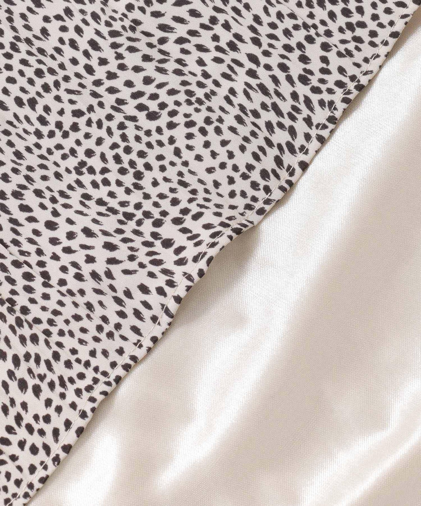 動物紋褶皺半身裙