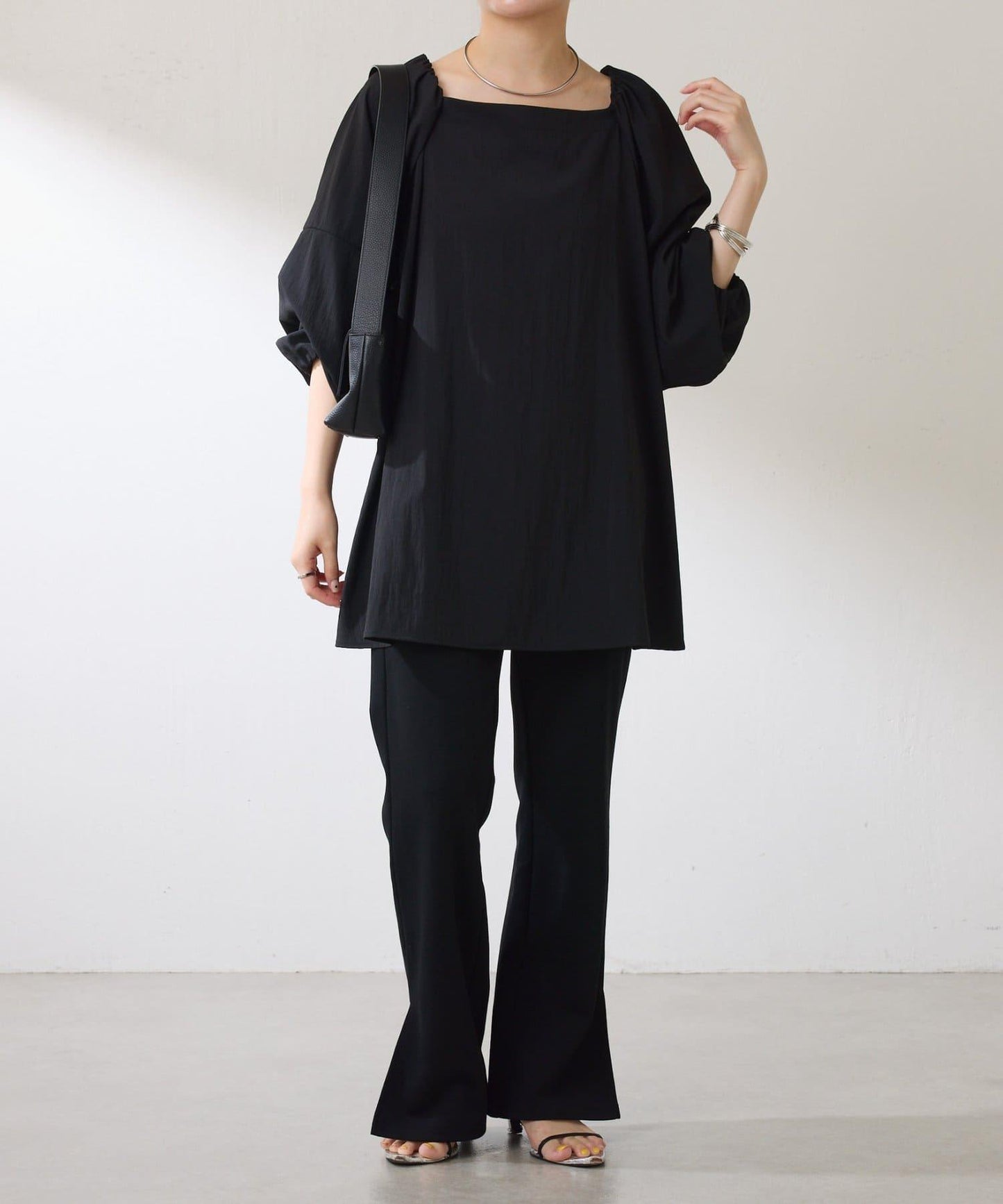 【美腳/伸縮性◎】輕鬆修身長褲