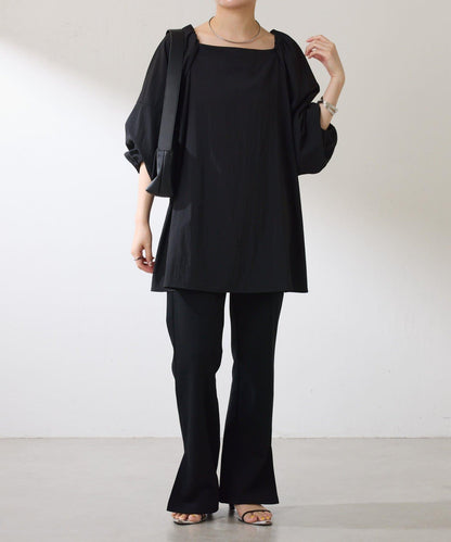 【美腳/伸縮性◎】輕鬆修身長褲