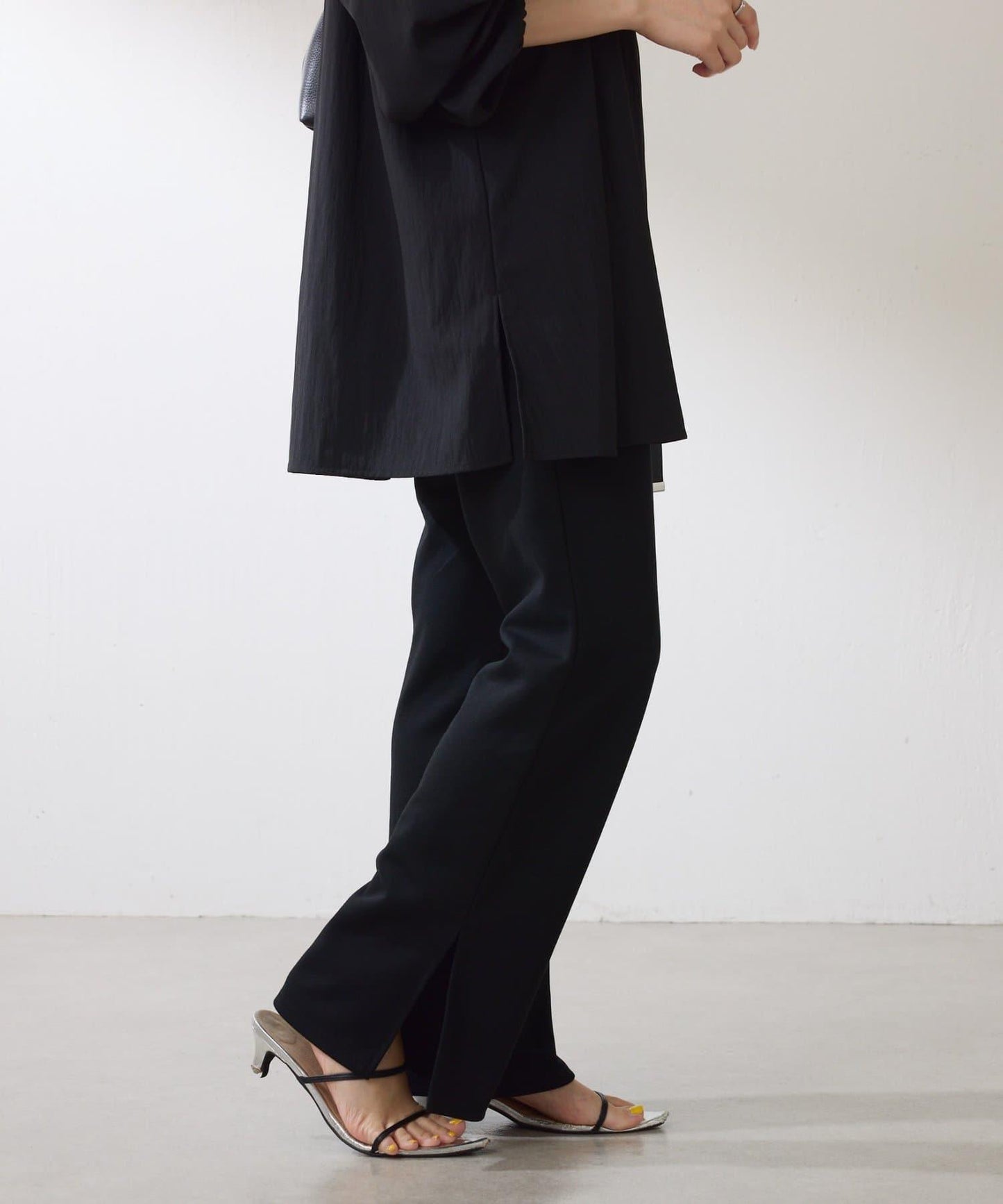 【美腳/伸縮性◎】輕鬆修身長褲