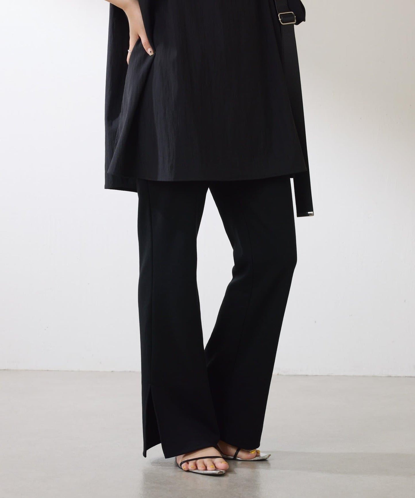 【美腳/伸縮性◎】輕鬆修身長褲