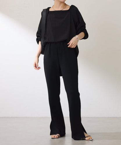 【美腳/伸縮性◎】輕鬆修身長褲