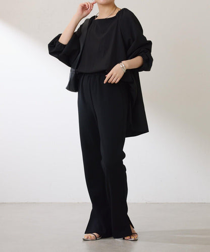 【美腳/伸縮性◎】輕鬆修身長褲