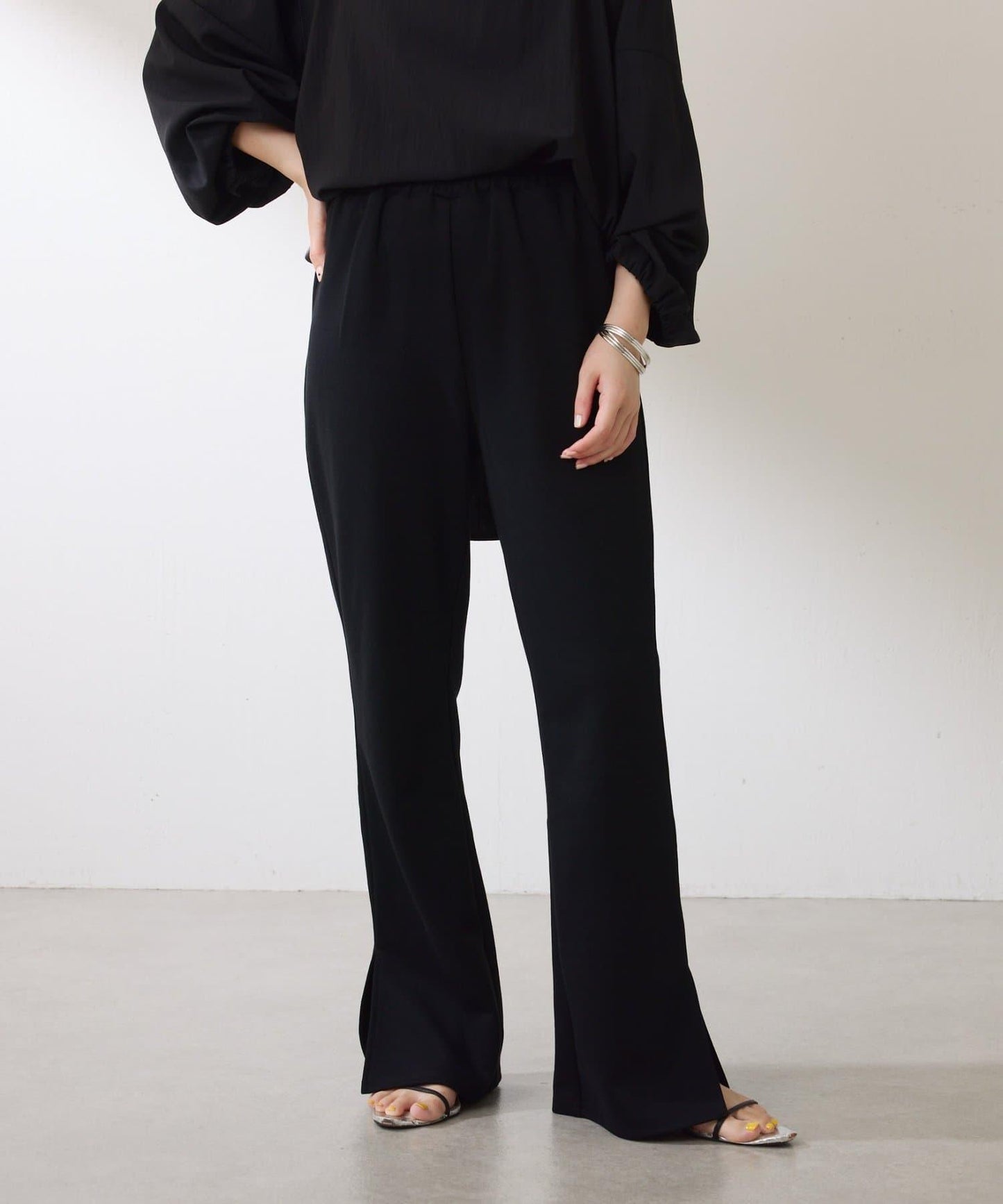 【美腳/伸縮性◎】輕鬆修身長褲