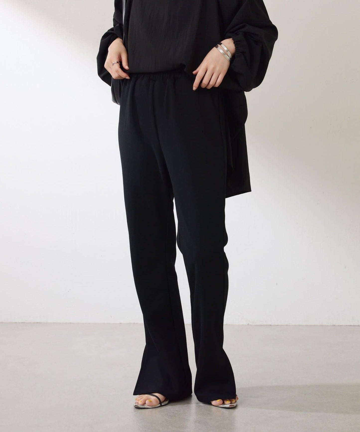 【美腳/伸縮性◎】輕鬆修身長褲