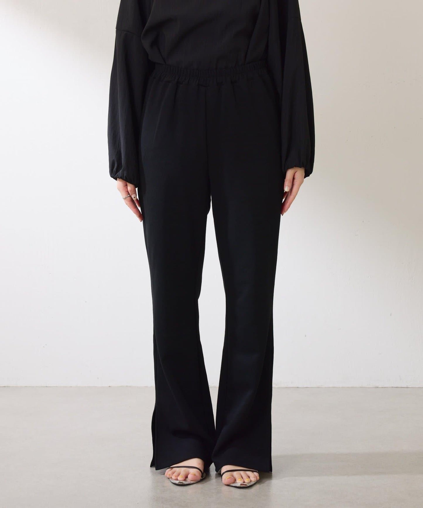 【美腳/伸縮性◎】輕鬆修身長褲