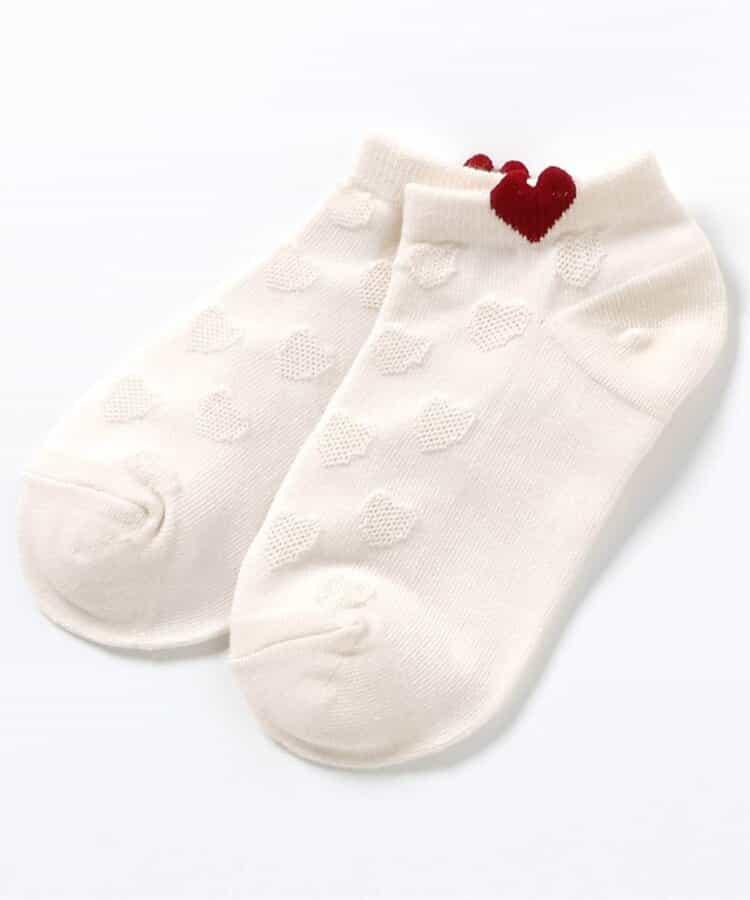 3P對應對象 心形短襪