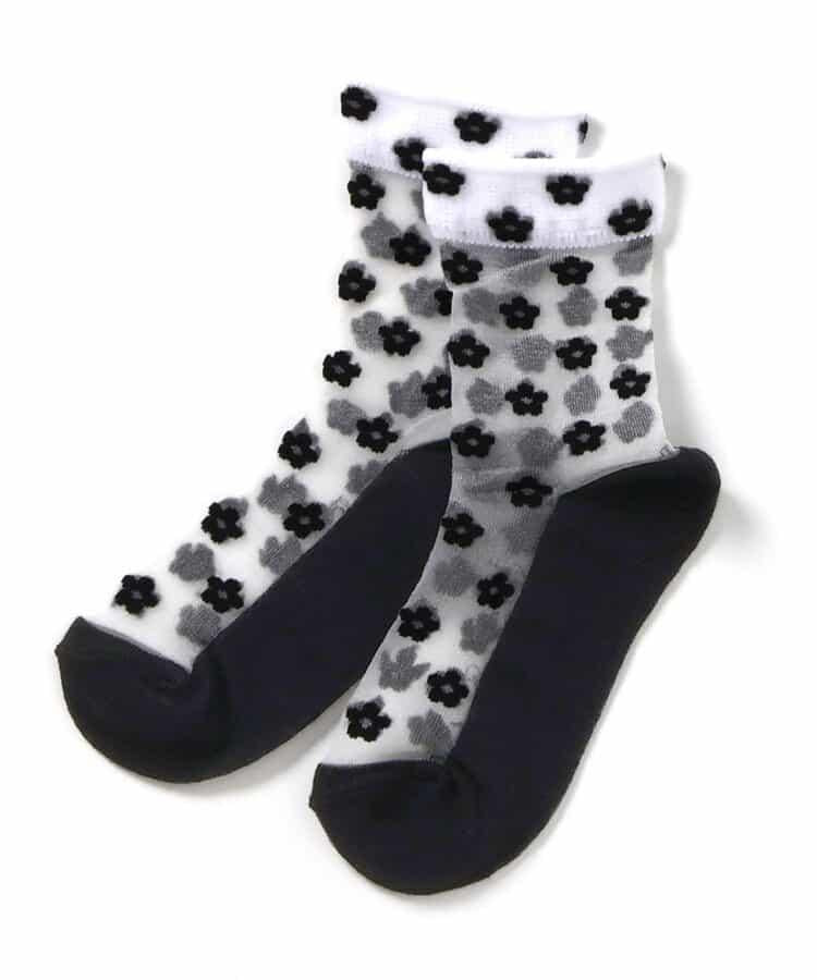 3P套裝 透明薄圓筒襪