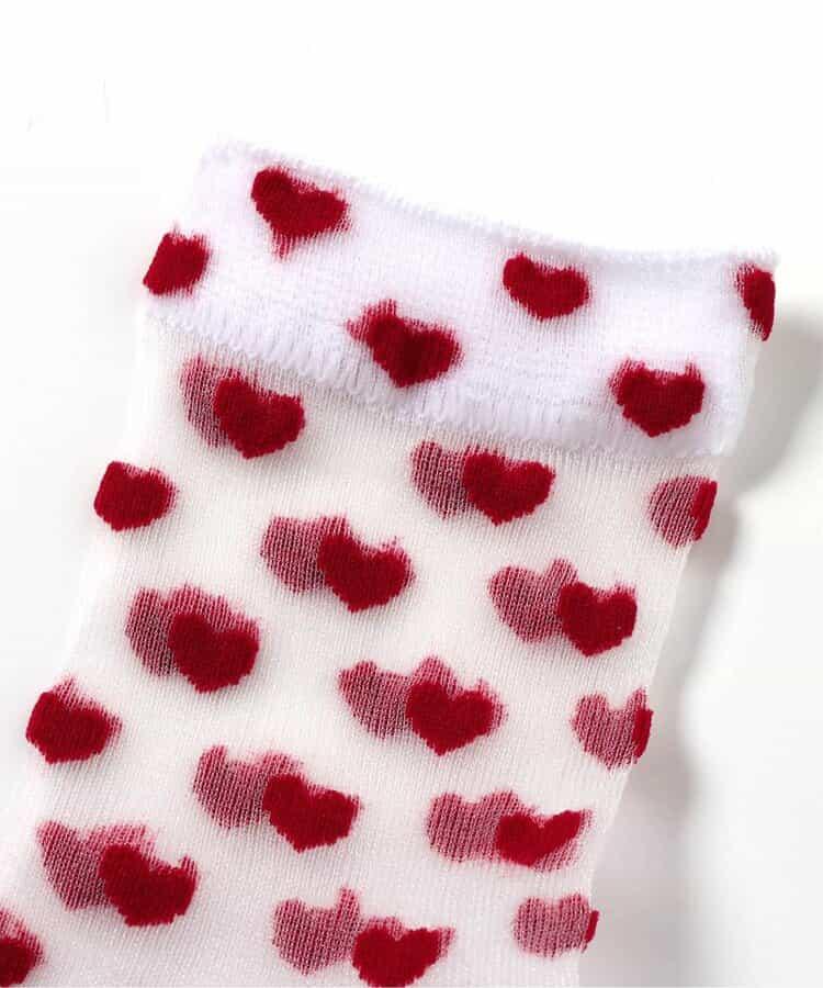 3P套裝 透明薄圓筒襪