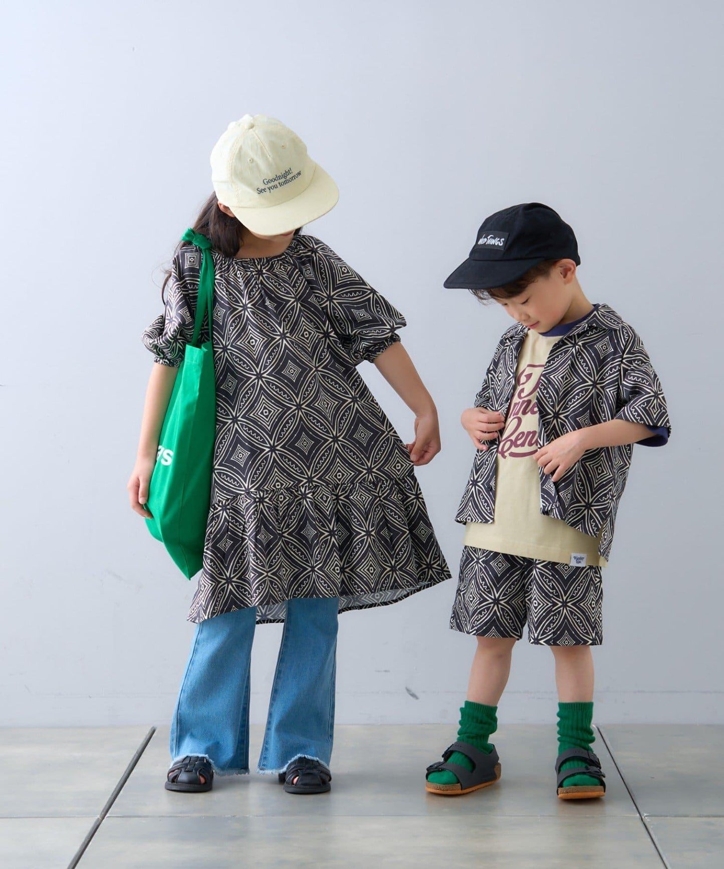 【CIAOPANIC TYPY】【KIDS】非洲蠟染圖案連衣裙