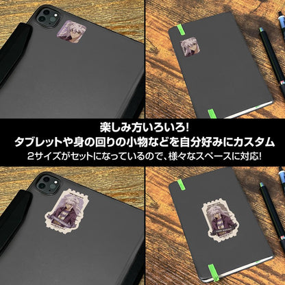 遊☆戲☆王決鬥怪獸_描繪下來 暗黑者 迷你貼紙套裝 休閒模式的決鬥者Ver.
