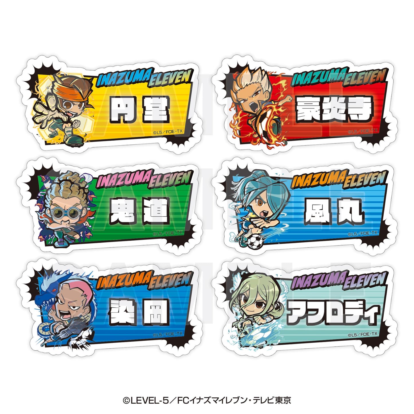 《閃電十一人》_艾圖恩 交易亞克力徽章 A 【包裝盒/6個裝】