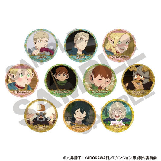 《迷宮飯》交易閃光鐵罐徽章 【全套裝盒／10個裝】