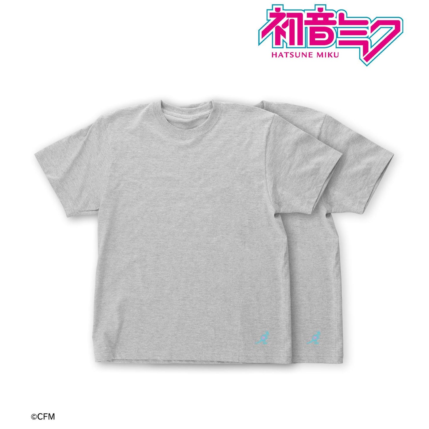 《初音未來》_(尺碼/L)_KANGOL®合作 第2波 標誌 套裝T恤2件套 男士