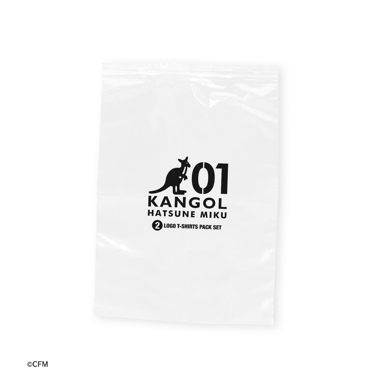 《初音未來》_(尺碼/XXXL)_KANGOL®合作 第1波 標誌 套裝T恤2件套 男士