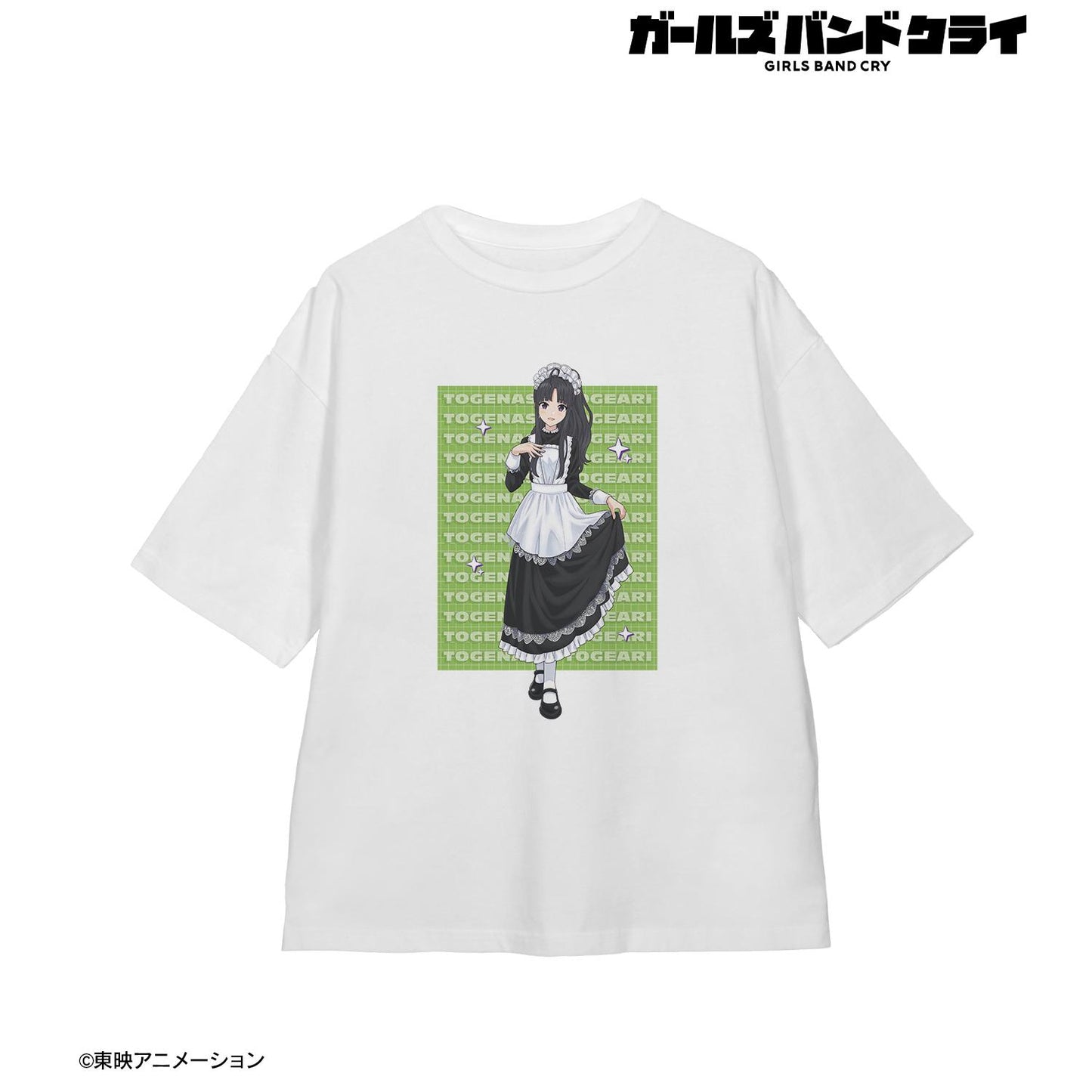 《哭泣少女樂隊》_(尺碼/L)_描繪新作 安和 すばる 女僕風版 BIG剪裁T恤中性款