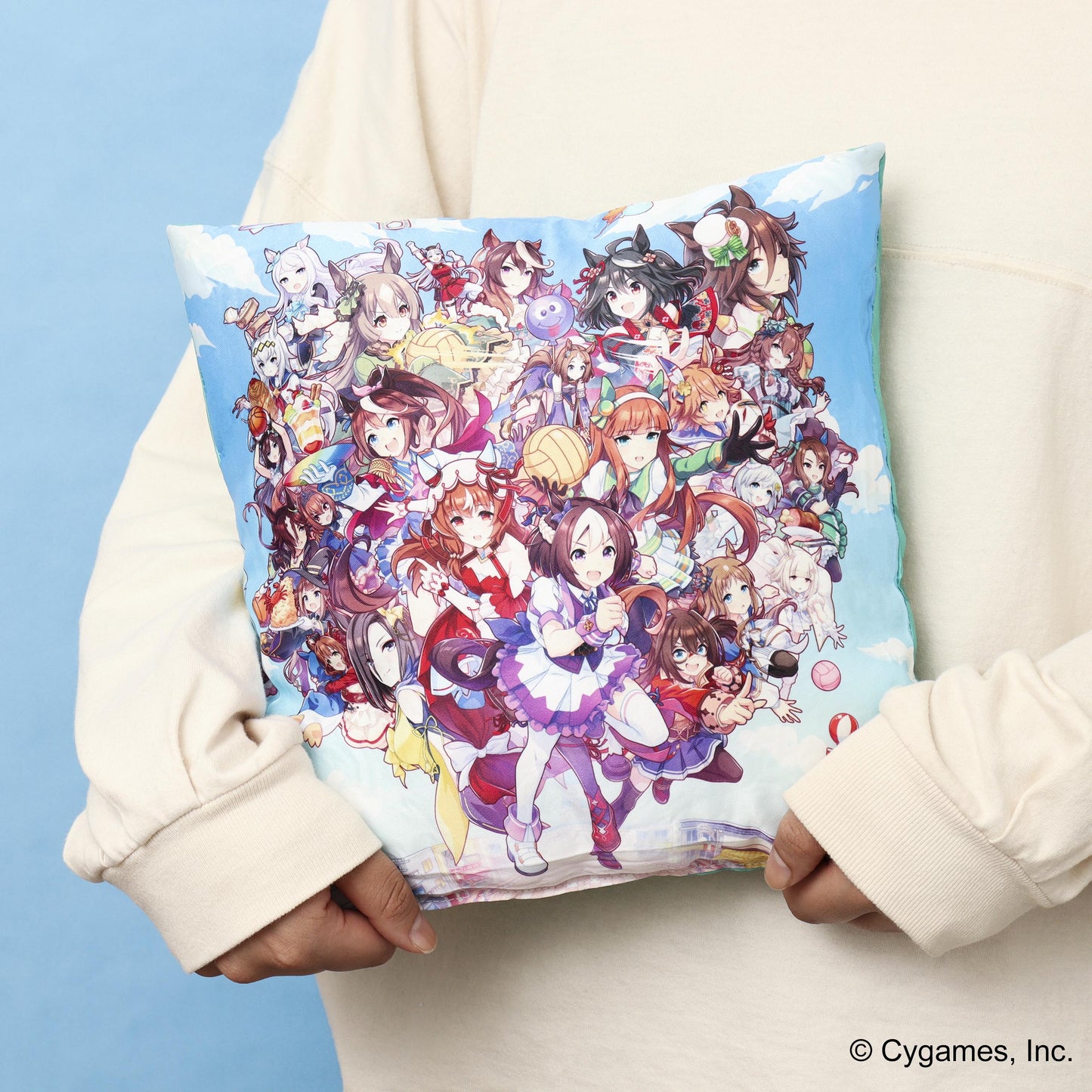 《賽馬娘》_方形靠墊／熱血混亂大感恩祭！