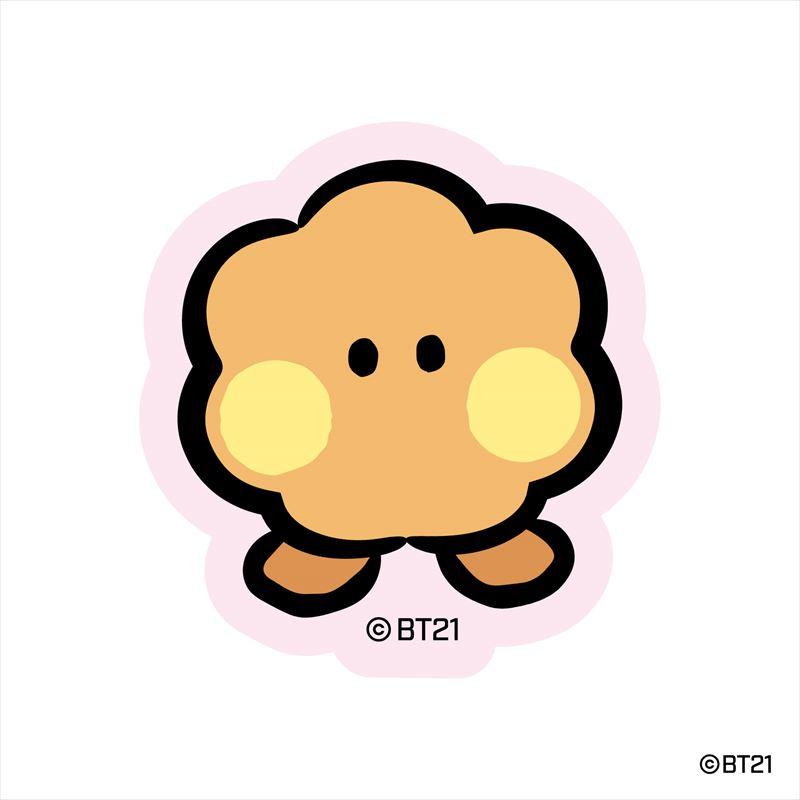 《BT21》_迷你卡紙貼紙 迷你 ③SHOOKY