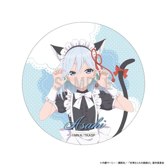 《緣結甘神家》_罐頭徽章 甘神朝姬 貓耳女僕版