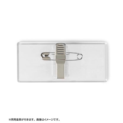 《忍者亂太郎》_交易款 grunge 帆布 亞克力姓名牌 ver.B(單位/箱)【全套箱/12包裝】