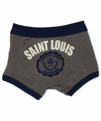 3P套裝 背面印花男士內褲B