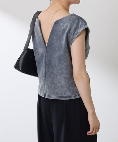 【前後兩種穿法】Q.anos 扭結款背心