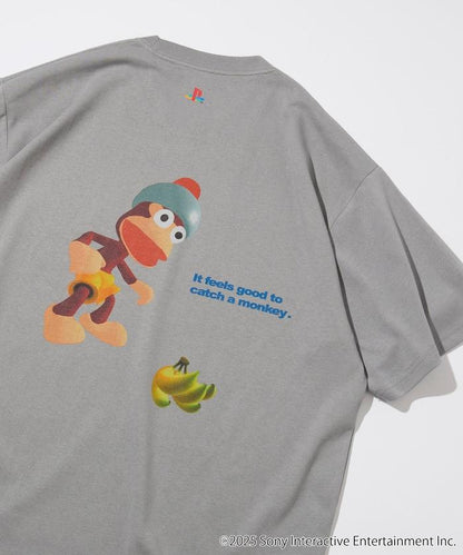 猴子回家 背面印花 T 恤