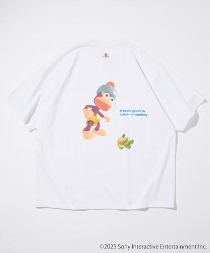 猴子回家 背面印花 T 恤