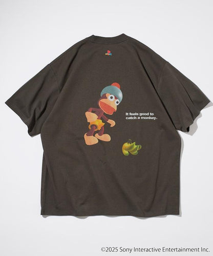 猴子回家 背面印花 T 恤