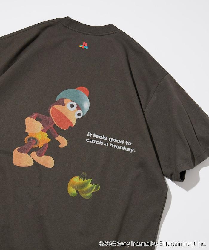 猴子回家 背面印花 T 恤