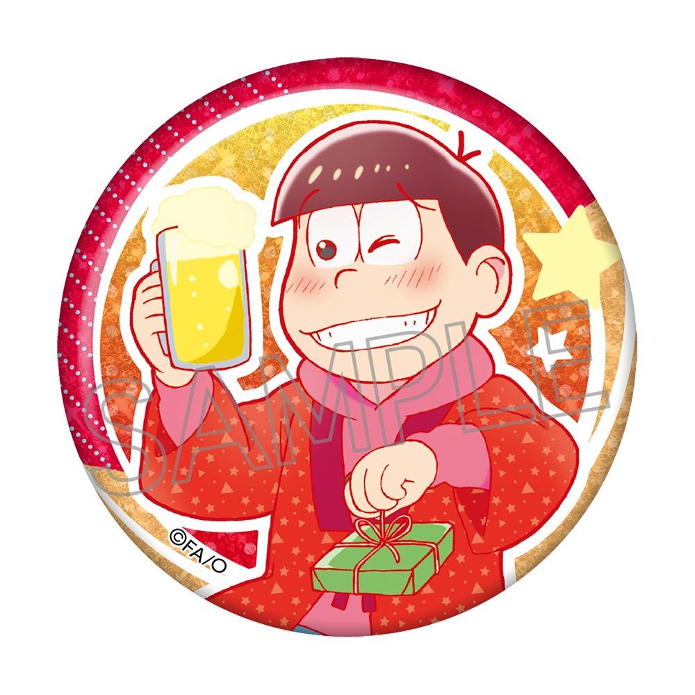 《阿松》_鮮豔線條 閃閃發光徽章 醉松 【整盒／6個裝】