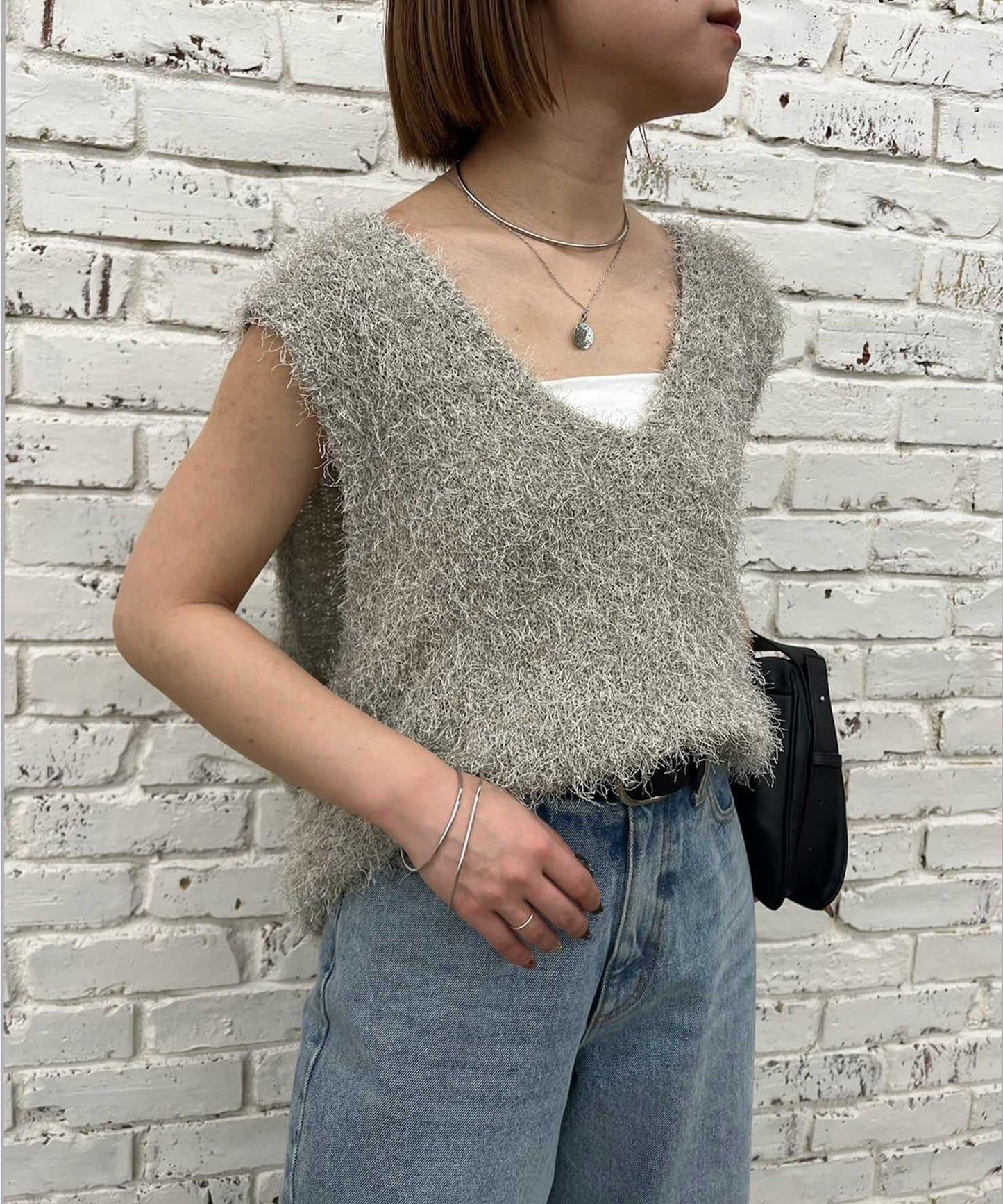 【大熱銷再次！】絨毛針織馬甲