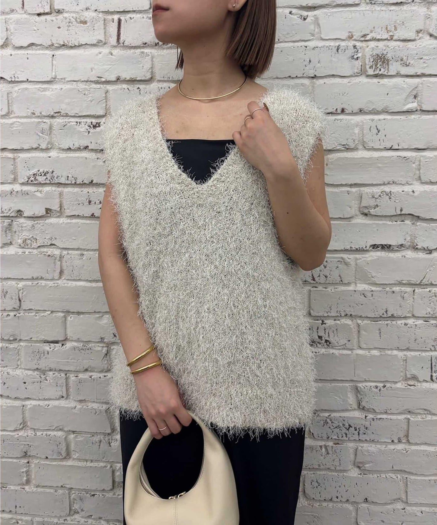 【大熱銷再次！】絨毛針織馬甲