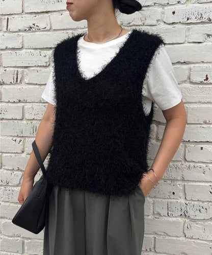 【大熱銷再次！】絨毛針織馬甲