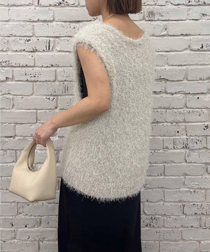 【大熱銷再次！】絨毛針織馬甲