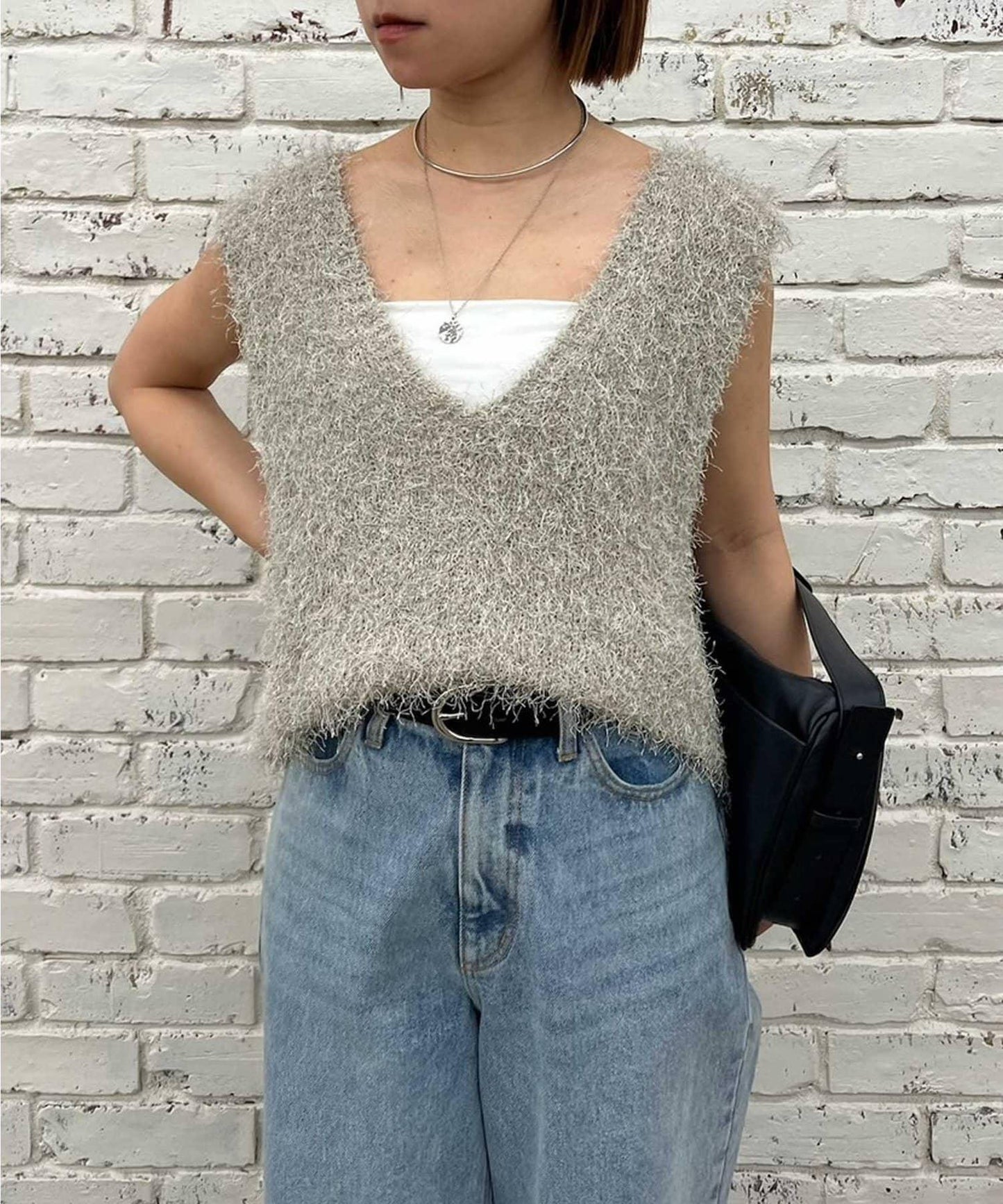 【大熱銷再次！】絨毛針織馬甲