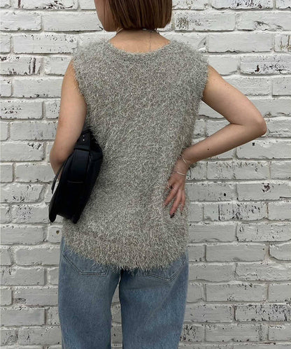 【大熱銷再次！】絨毛針織馬甲