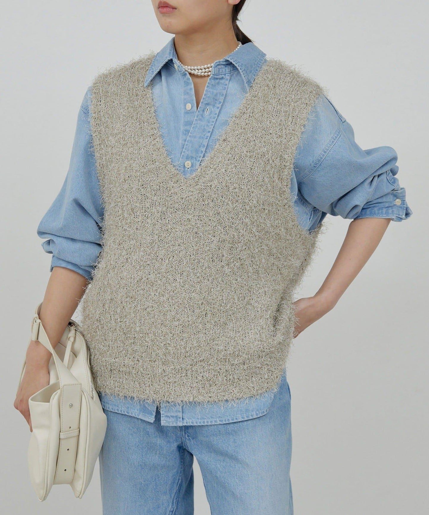 【大熱銷再次！】絨毛針織馬甲