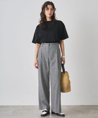 圓領棉質T恤款套頭衫