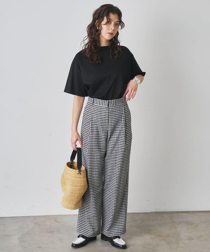 圓領棉質T恤款套頭衫