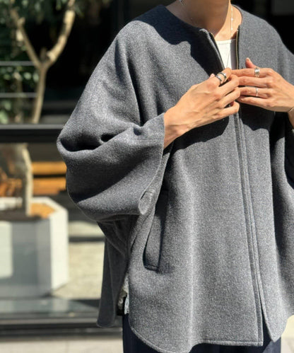 羊毛披肩大衣