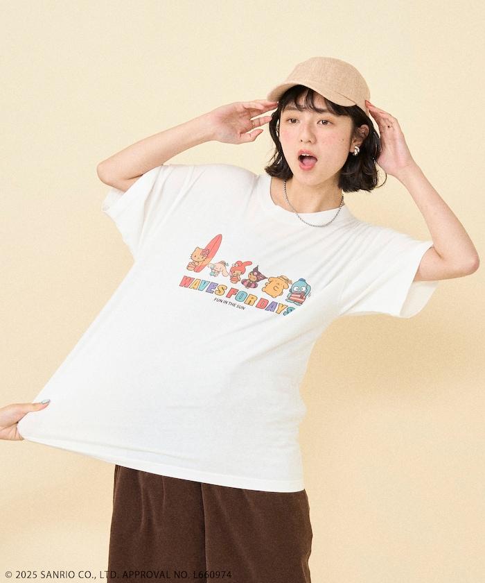 三麗鷗《Hello Kitty》夏季卡通人物T恤