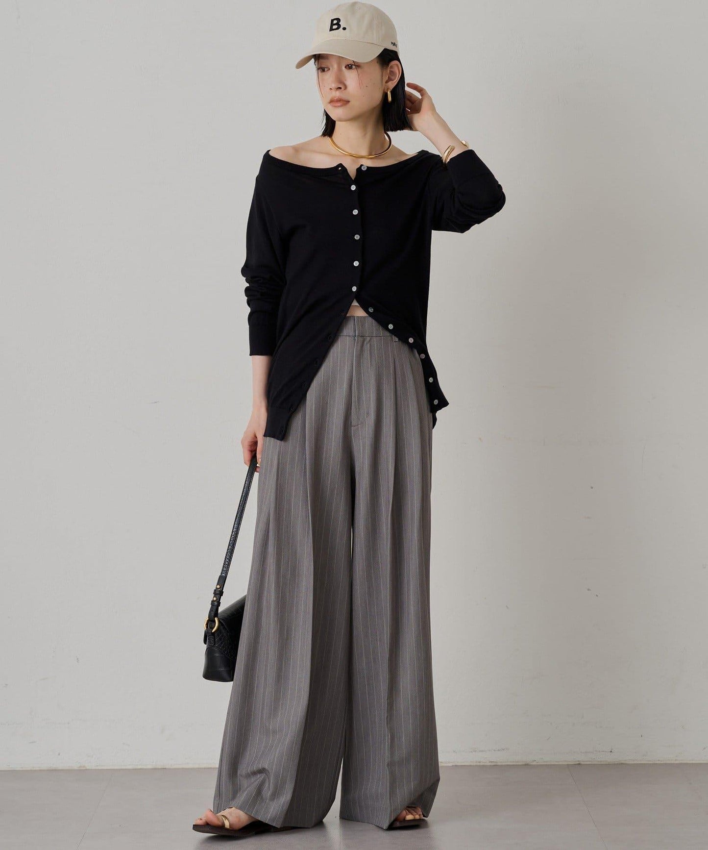 2褶寬鬆褲